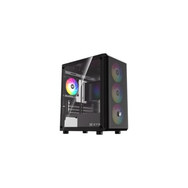 TORRE MATX XYZ AIRONE 60 MESH LITE BLACK 4 VENT ARGB /1X USB 3.0/2X USB 2.0 X-CS-AIRONE60LT-M-B