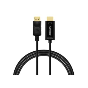 CABLE DP A HDMI SAVIO CL-189 4K 60HZ