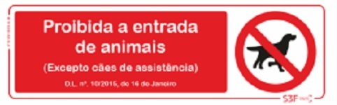 Sinais de Proibição - Vinil 200x70mm