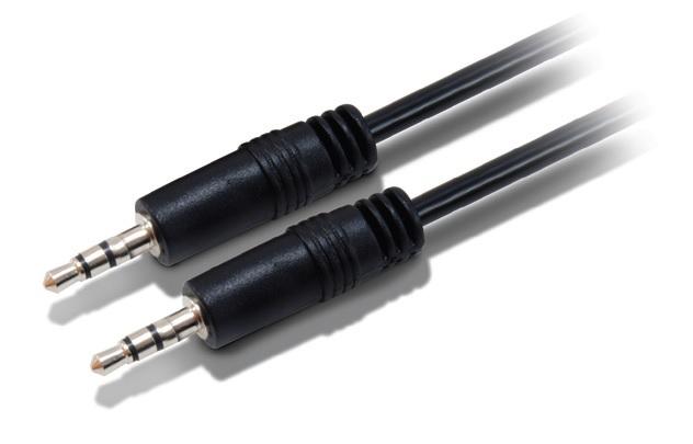 Cabo Jack 3,5mm Macho Stereo - Jack 3,5mm Macho Stereo (2,5 mts) - EQUIP