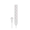 3M WHITE 5-OUTLET POWER STRIP SAVIO LZ-09