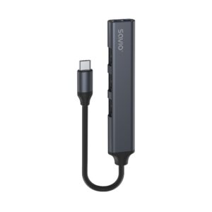 HUB USB(C) - 3 X USB(A) 2.0 + 1 X USB(A) 3.1