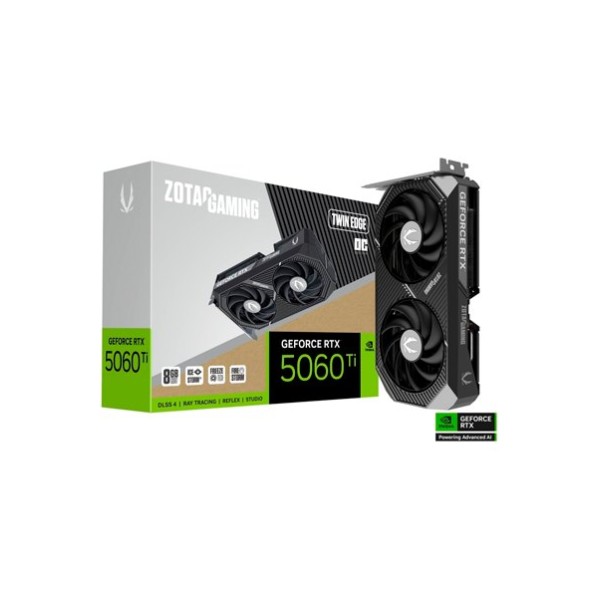 ZOTAC Graphics Card RTX 5060TI TWIN EDGE OC 8GB