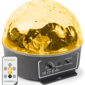 Projector de Efeito LED 6x 3W RGBAWP c/ Comando (MINI STAR BALL) - beamZ