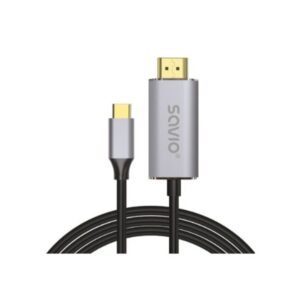 CABLE USB(C) - HDMI 2.0 4K 2M SAVIO CL-171