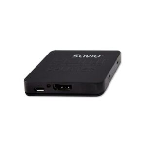 SPLITTER 1X2 HDMI 4K 3D SAVIO CL-93 NEGRO