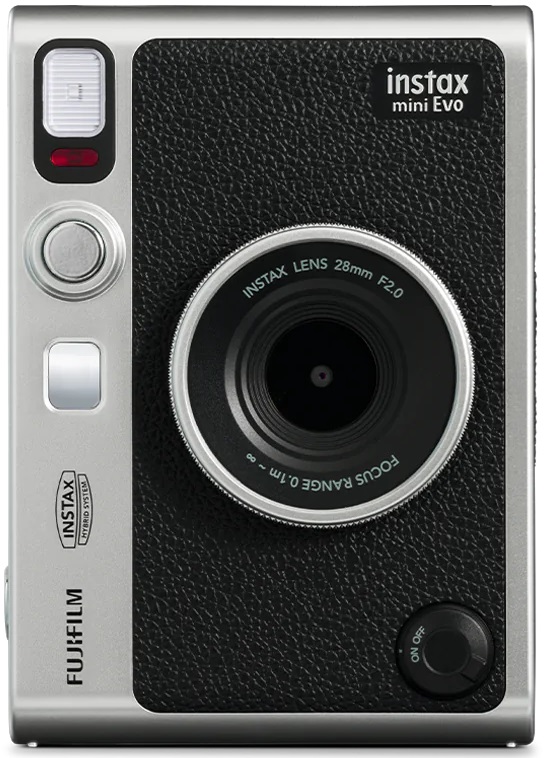 Máquina Fotográfica Instantânea Instax Mini Evo (Preto/Prateado) - FUJIFILM