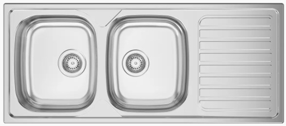 Lava Loiça Okio Line 116 Flat 1160x500mm (Polido) - RODI