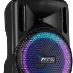 Coluna Portátil LED MK2 10 450W BLUETOOTH/USB/SD c/ Microfone + Comando (FT10LED) - FENTON