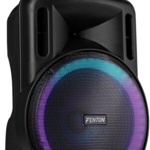 Coluna Portátil LED MK2 15 800W BLUETOOTH/USB/SD c/ Microfone + Comando (FT15LED) - FENTON