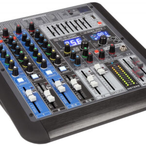 Mesa de Mistura Profissional 6 Canais c/ USB/MP3/BLUETOOTH (PDM-S604) - Power Dynamics