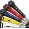 Pack 5 Microfones Dinâmicos Coloridos c/ Cabos - FENTON