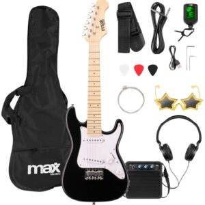 Pack GIGKIT Guitarra Eléctrica Junior 1/4 + Amplificador 10W (Preto) - MAX