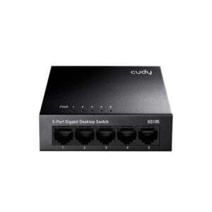 HUB SWITCH 5 PTOS CUDY  GS105 GIGABIT METAL   5X10/100M RJ45 PORTS/DESKTOP/METAL CASE GS105