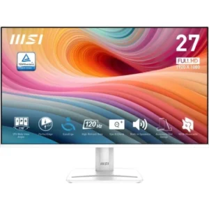 Monitor MSI MP275W E2  27" FullHD IPS 120Hz 1ms  1xVGA 1x HDMI 1xDP Audio Branco