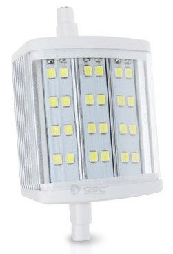Lampada LED SMD R7s 78mm 220V 4W 6000K 120º 360Lm - GSC