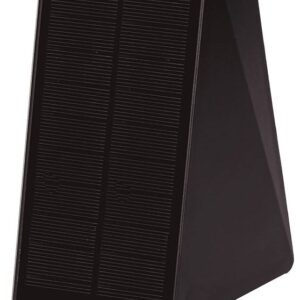 Aplique LED Solar Jankia 2x 2W Branco F. 6500K 1500mAh c/ Sensor PIR + Crepuscular (Preto) - GSC