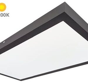 Painel de LED Superficie (120 x 60cm) 60W 4200K 6600Lm (Preto) - GSC