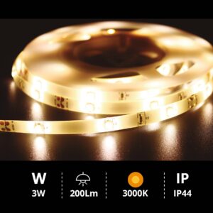 Fita LED 3W Branco Q. 3000K c/ Sensor Movimento (1,2 mts) - GSC