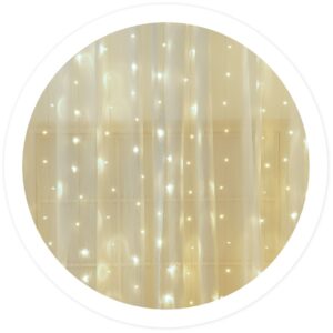 Cortina 200 LEDs Decoração Natal Branco F. 6000K (5 x 1 mts) - GSC