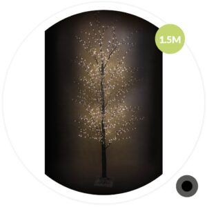 Árvore Decorativa 900 Micro LEDs Branco Quente 3000K (1,5 mts) - GSC