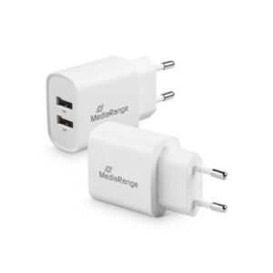 MEDIARANGE DUAL USB-A 12W CHARGER