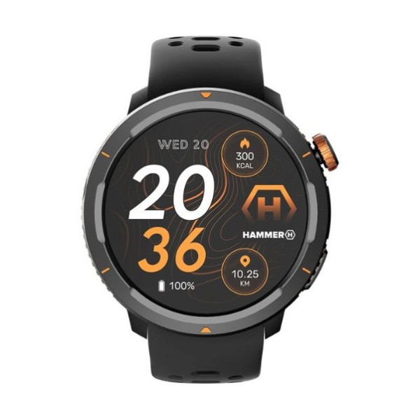 SMARTWATCH HAMMER WATCH 2 LITE BLACK