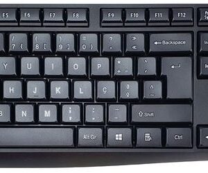 Teclado c/ Fios USB PT (Preto) - EQUIP