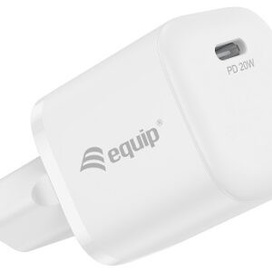 Carregador Universal USB-C PD 20W (Branco) - EQUIP