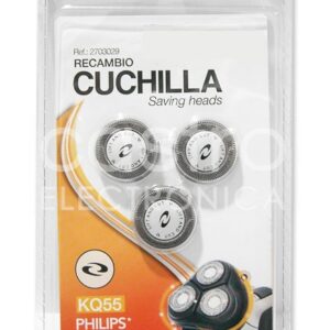 Pack 3x Laminas Maq. Barbear p/ Philips Equivalente a HQ55 - GSC