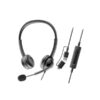 AURICULARES AXTEL FLOW STEREO USB-C + USB-A