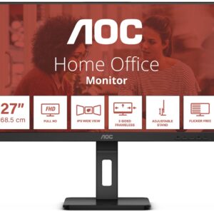 Monitor IPS LED 27 27E3QAF Full HD (Preto) - AOC