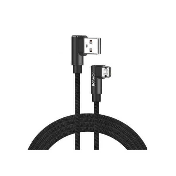 CABLE REVERSIBLE USB SAVIO MICRO A USB-A 2M CL-162