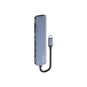HUB SAVIO 7IN1 USB-C AK-82