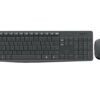 LOGITECH KEYBOARD+MOUSE MK235 WIRELESS BLACK