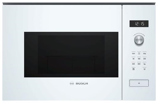 Microondas Encastre BFL524MW0 20L 800W (Branco) - BOSCH