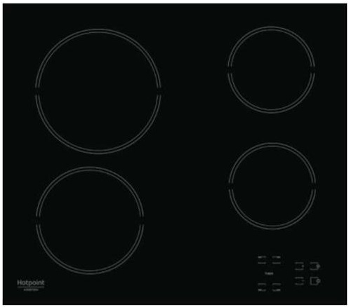 Placa Vitrocerâmica 4Z. 9P 60CM - HR631C - HOTPOINT