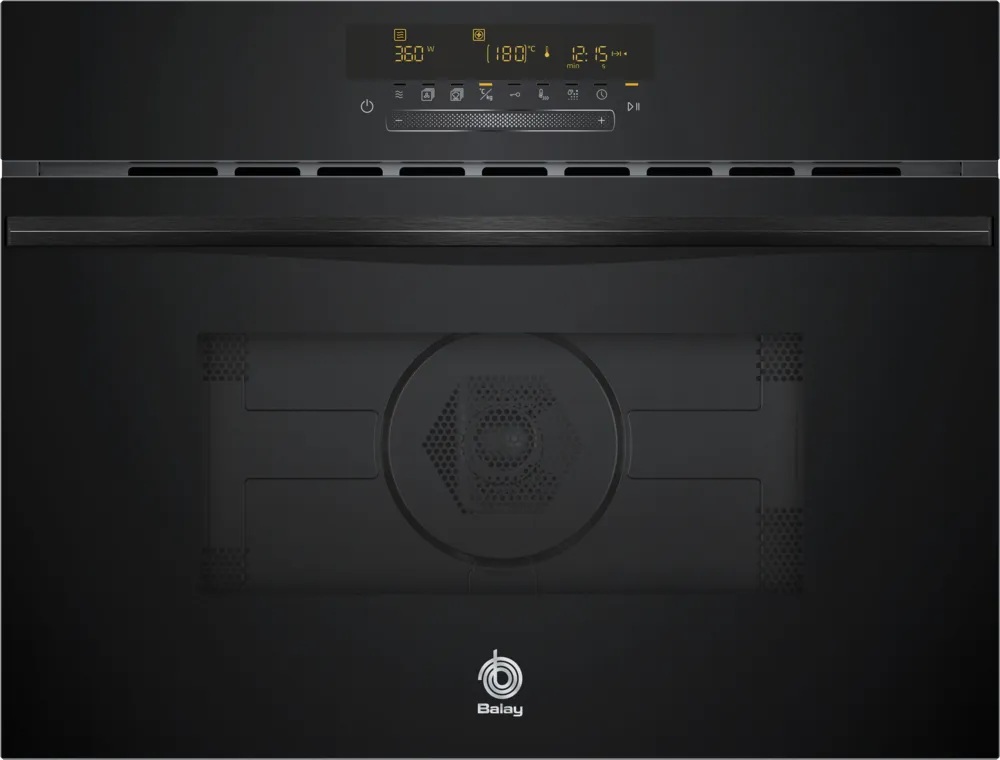 Forno de Encastre 3CW5179N3 44L 3400W c/ Função de Microondas (Preto) - BALAY