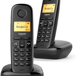 Pack 2x Telefone s/ Fios DECT A270 Duo (Preto) - GIGASET