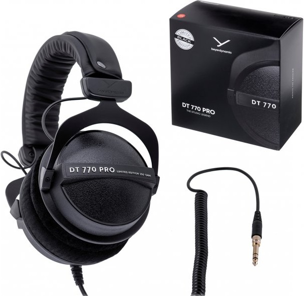 Auscultadores DT 770 PRO 250 OHM (Preto) - BEYERDYNAMIC