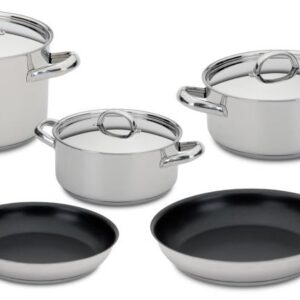 Conjunto de Cozinha Low Cost A em Aço Inoxidável (5 Peças) - SILAMPOS