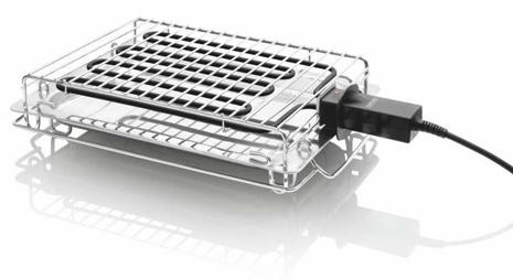 Grelhador Inox 2400W (39,5 x 27,5 cm) ALABAMA - HAEGER
