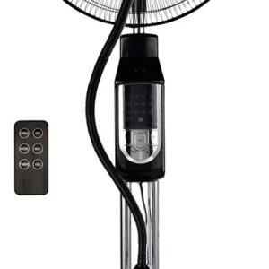 Ventoinha Vaporizadora de Pé (3 Vel. / 3 Modos / Temporizador Regulável) 70W c/ Comando - NIAROS