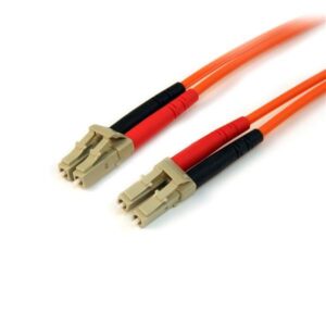Cabo de Fibra Ótica OM2 LC Laranja (1 m) - STARTECH