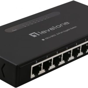 Switch 8 Portas Gigabit Ethernet - GEU-0822 - LEVELONE