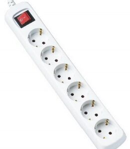 Extensão Sextupla Terra c/ Interruptor (1,5 mts)