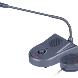 Microfone c/ Intercomunicador Bi-Direcional p/ Vidro