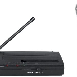 Central Microfone de Mão UHF s/ Fios 614 Mhz - XDOME