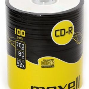 Pack 100x CD-R 52x 700MB - MAXELL