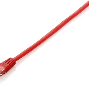 Cabo de Rede RJ45 U/UTP Cat6 Vermelho (10 mts) - EQUIP